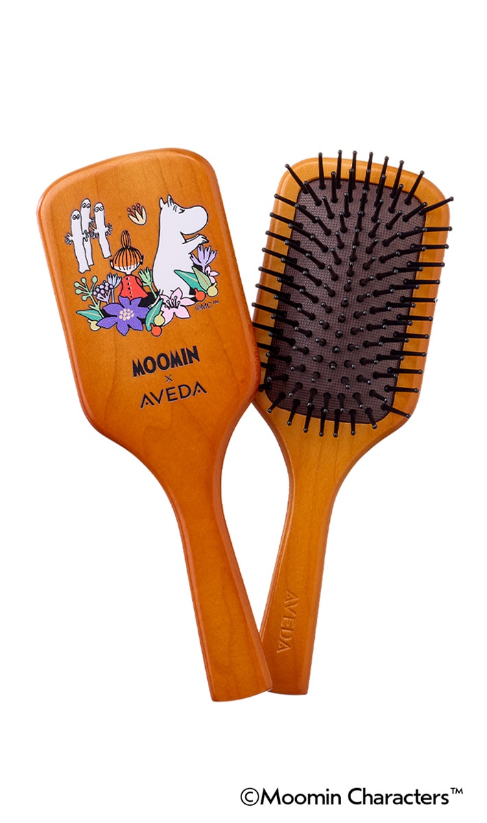 Mini Paddle Brush with Moomin Friends Mini Paddle Brush with Moomin Friends